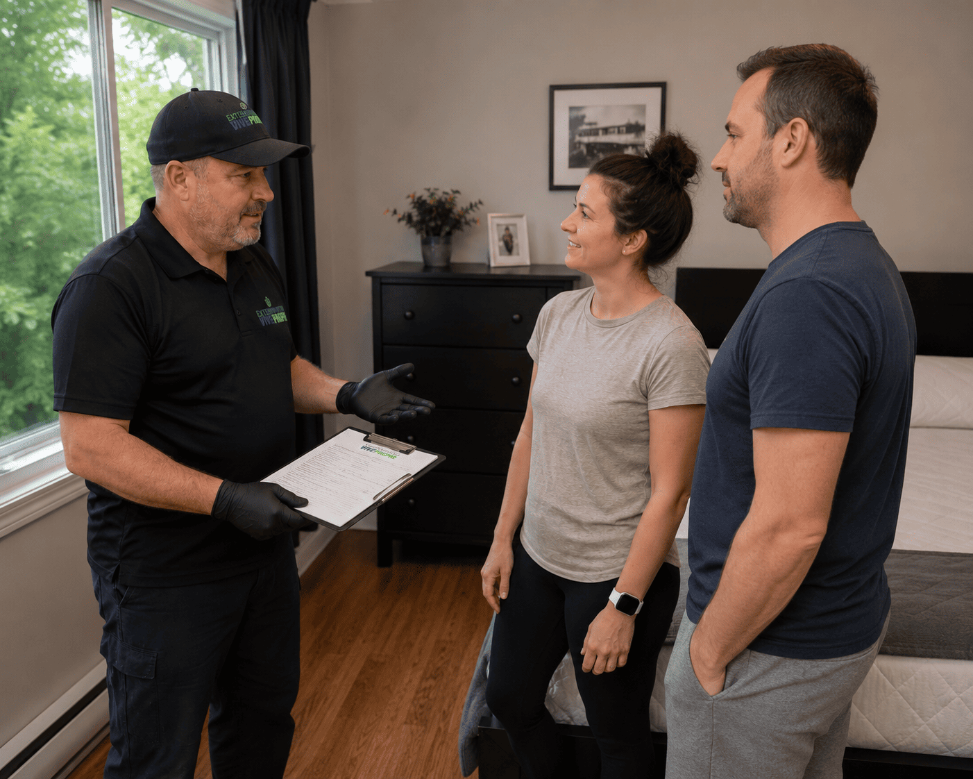 Technicien certifié MRNF de Vive Propre avec équipement professionnel